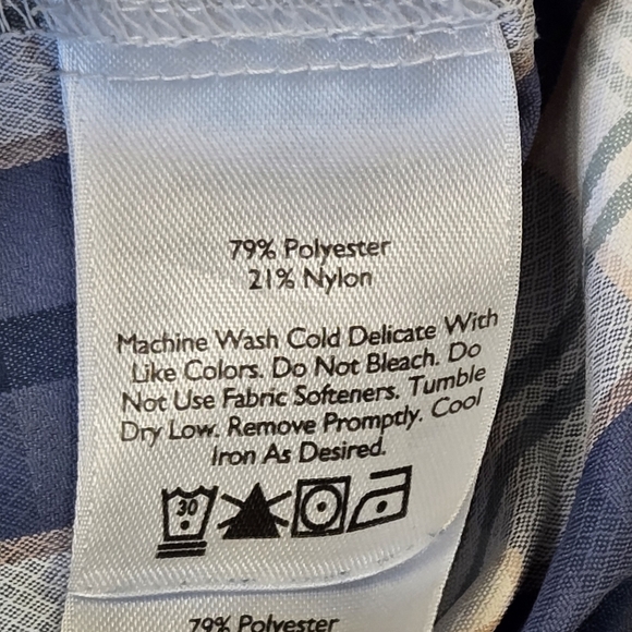 Eddie Bauer Plaid Button Front Shirt - Picture 8 of 11